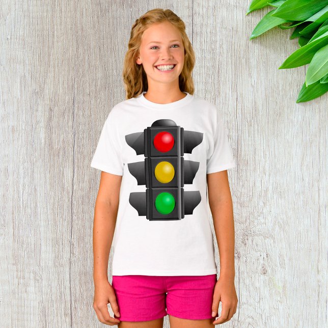 Traffic Ljus Red Gult Grönt Signal T Shirt (Skapare uppladdad)