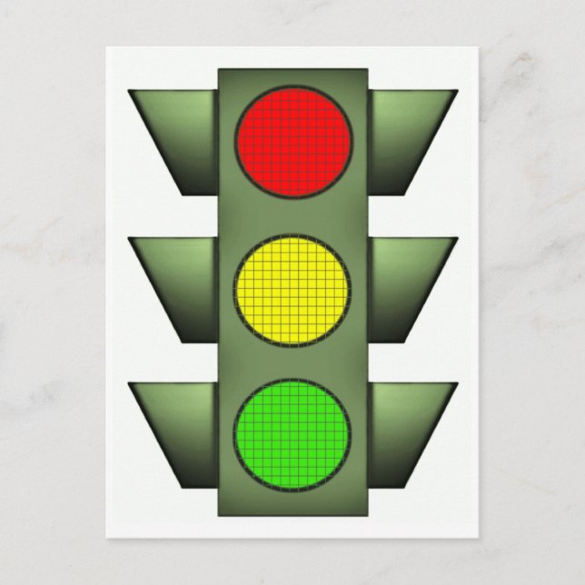 Traffic Signal Vykort (Framsida)