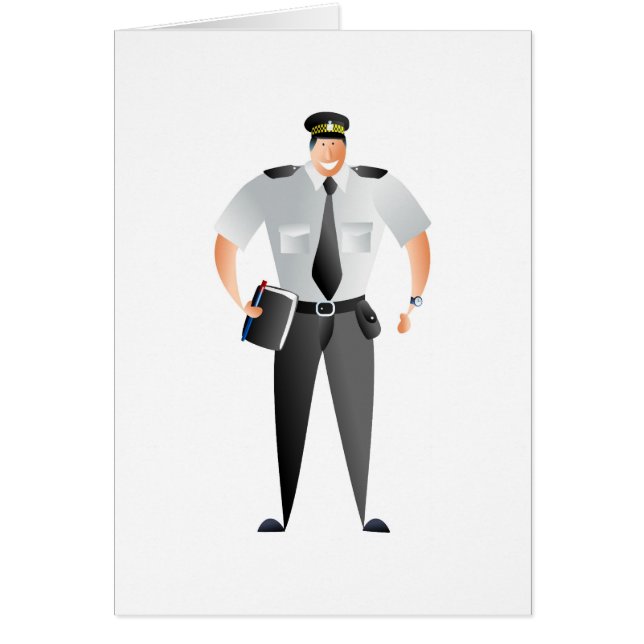 Traffic Warden Hälsningskort (Framsidan)