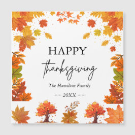 Träffig Höstlig Thanksgiving Middagsfest
