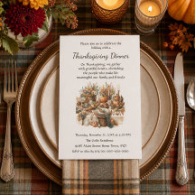 Träfflig stuga Thanksgiving Höjdpunkt Middag Fest