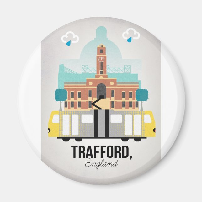 TRAFFORD, MANCHESTER MAGNET (Framsidan)