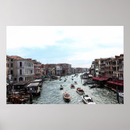 Trafik i Venedig Poster