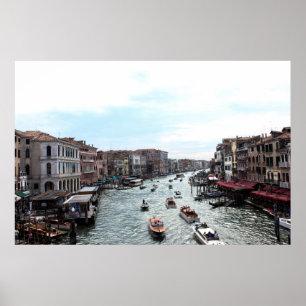 Trafik i Venedig Poster