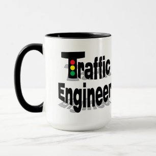 Trafik Ingenjör Ljus Mugg