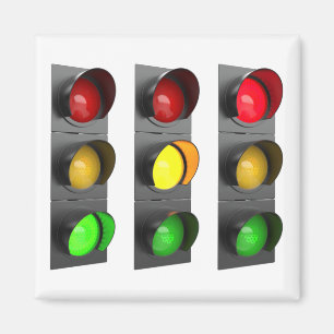 Trafik ljus magnet