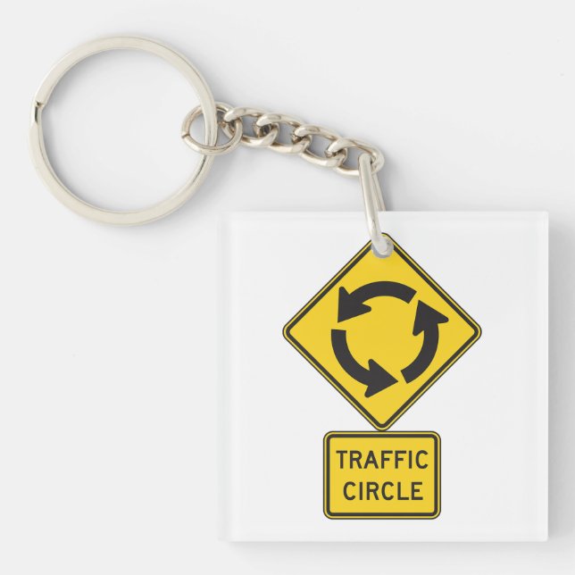 Trafikcirkelsvägmärke Gul Diamant (Framsidan)