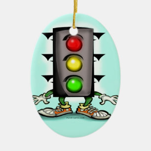 Trafikens Roligt Julgransprydnad Keramik