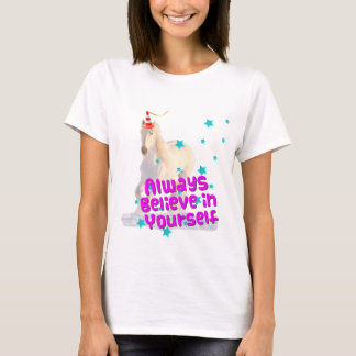 Trafikera den alltid tro kotteUnicornhästen dig T Shirt