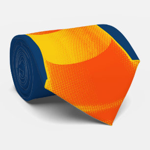 Trafikera kotten med gula randar slips