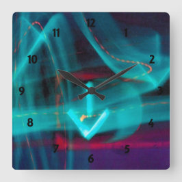 Trafikera pilanpassningsbar tar tid på fyrkantig klocka