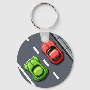 Trafikera rusar Keychain Nyckelring