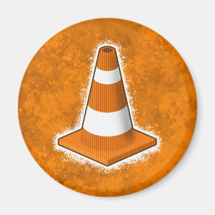 Trafikera säkerhetskottesplatteren magnet