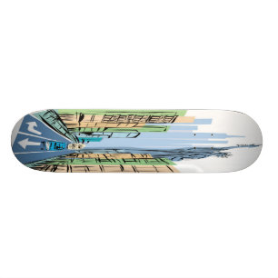 Trafikera Skateboard Bräda 21,5 Cm