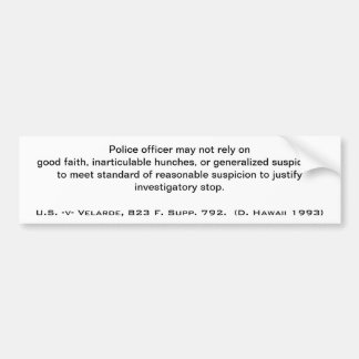 Trafikera stoppet bildekal