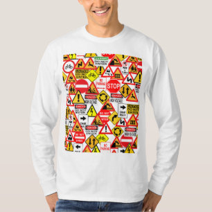 Trafikera teckenskjortan - välj stil & färga tee
