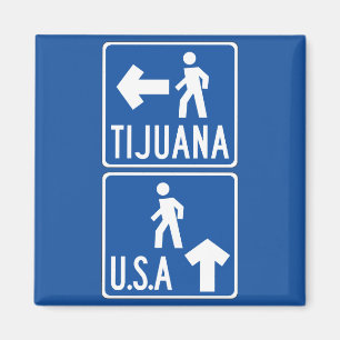 Trafikerar övergångsstället Tijuana-USA, Magnet