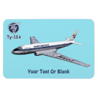 Trafikflygplan Tu-104 för Tupolev (Туполев)