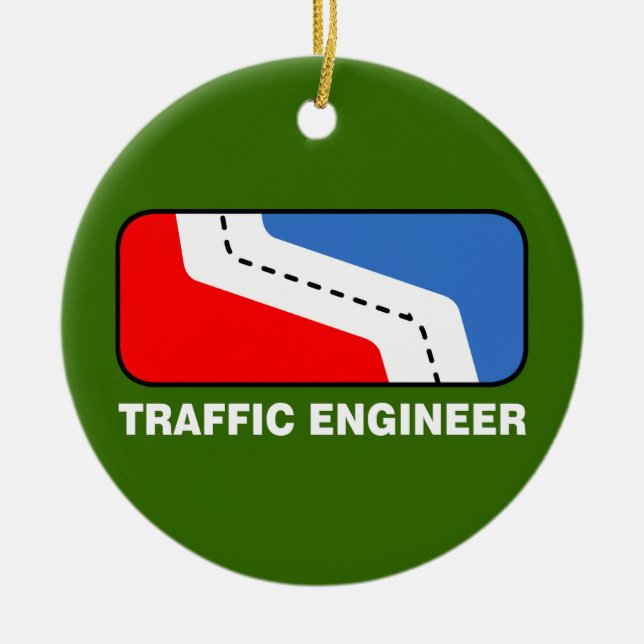 Trafikingenjörsligan Julgransprydnad Keramik (Framsidan)