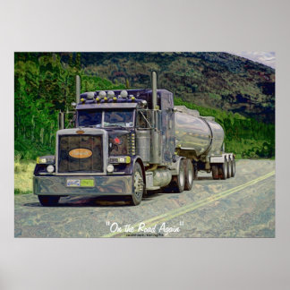 Trafikkonsten Tanker Lastbil Poster