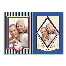 Trafikkort i Baseball Bröllop Bordsnummer