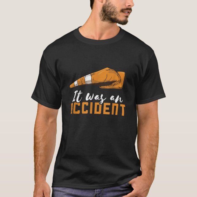 Trafikledningsenhet: det var en olycksfallstrafik, t shirt (Framsida)
