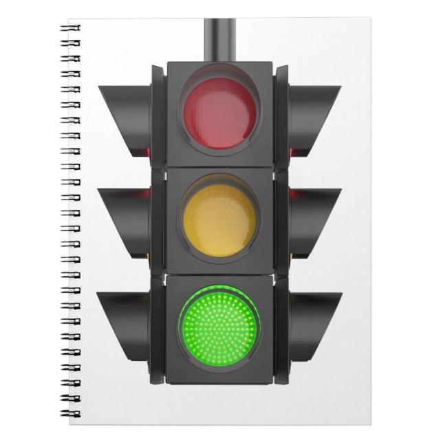 Trafikljus Anteckningsbok (Framsidan)