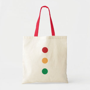 Trafikljus färg circles Canvas Bags Tygkasse