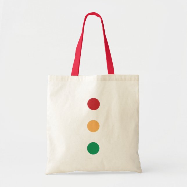 Trafikljus färg circles Canvas Bags Tygkasse (Framsidan)