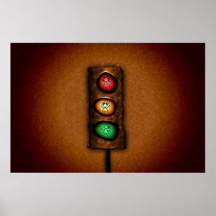 Trafikljus Poster