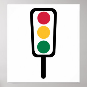 Trafikljus Poster