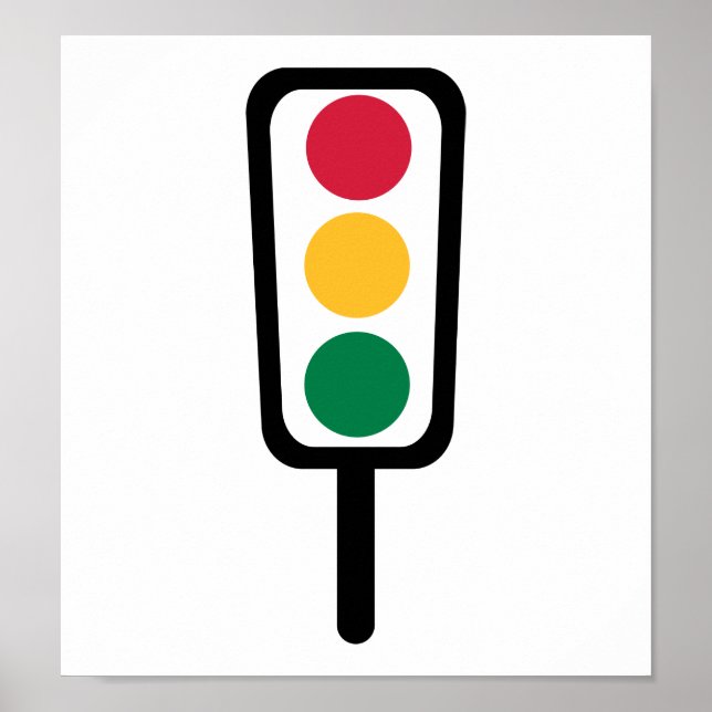 Trafikljus Poster (Framsidan)