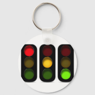 Trafikljusdesign Nyckelring