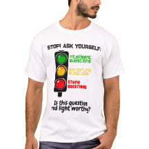 Trafikljusreflexer "Fråga inte styvhet"