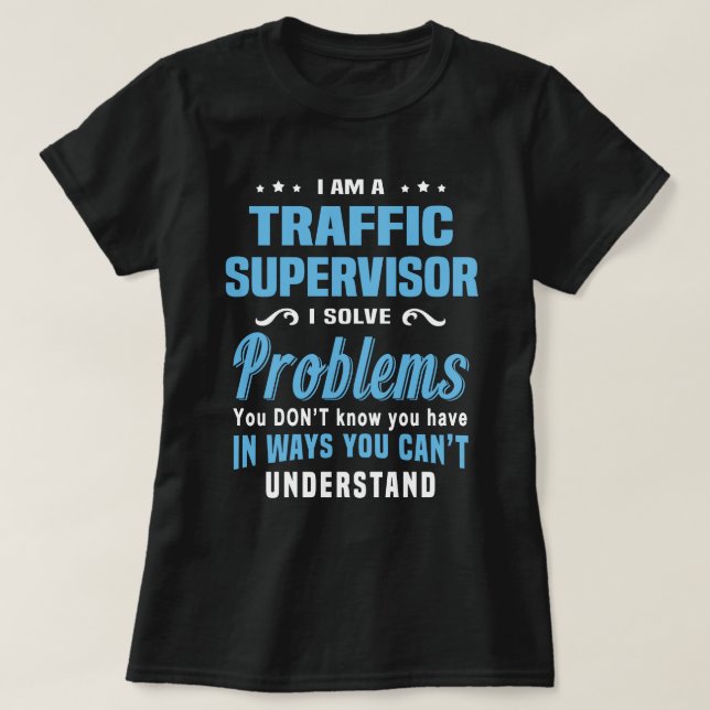Trafikövervakare T Shirt (Design framsida)