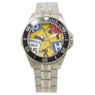 Trafiksignaler Armbandsur