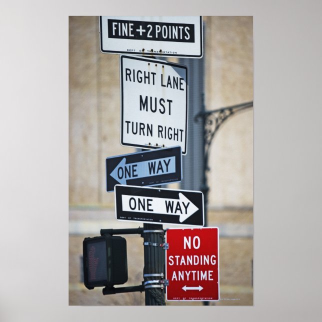 Trafiksignaler Poster (Framsidan)