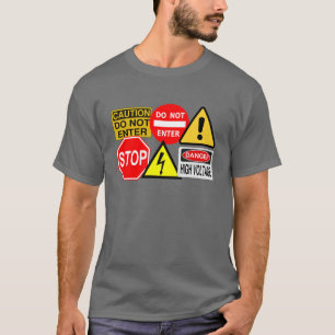 Trafikskyltskjorta - välj stil & färg tee