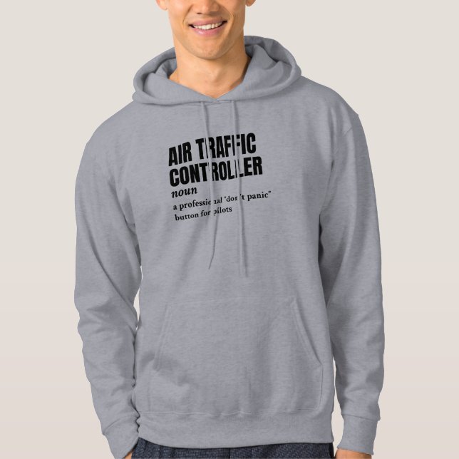 Trafikstyrenhet för luft - praktisk definition hoodie (Framsida)