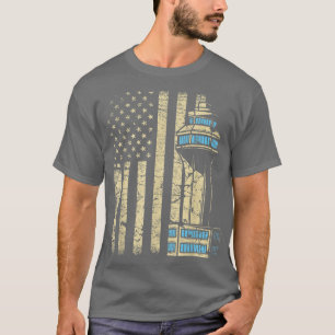 Trafikstyrenhet för luft TowerAircraft Airspace AT T Shirt