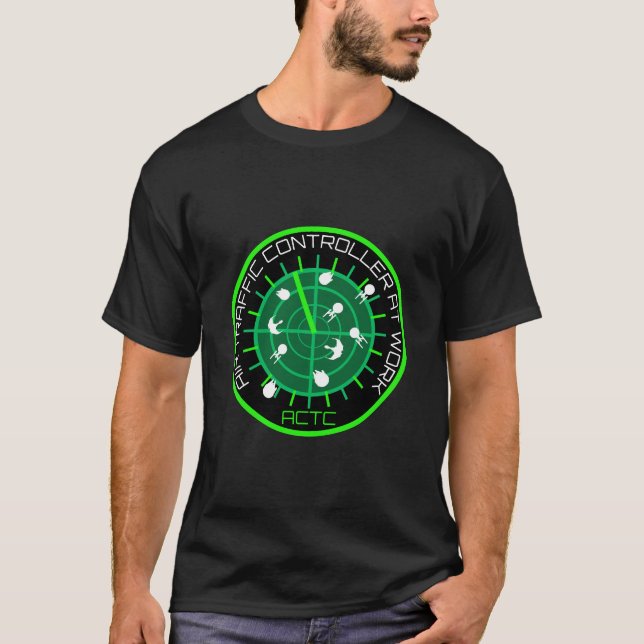 Trafikstyrenhet i luft t shirt (Framsida)