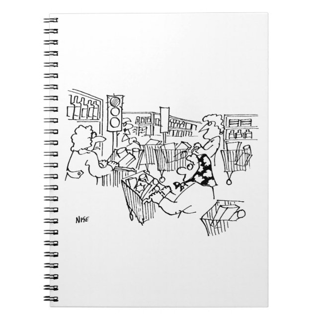 Trafikstyrning och Ljus på en stormarknad Anteckningsbok (Framsidan)