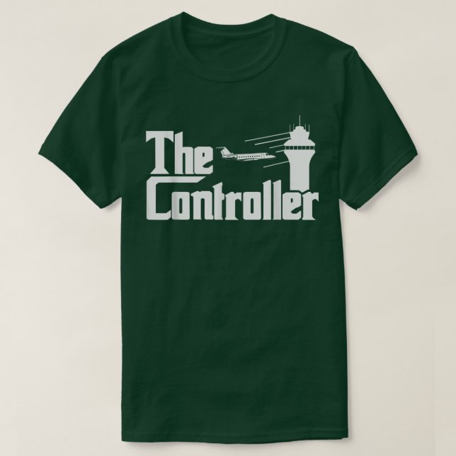 Trafikstyrningsflygplan ATC Luft T Shirt (Design framsida)
