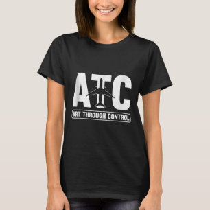 Trafikstyrningskost för luft ATC-flygledare T Shirt