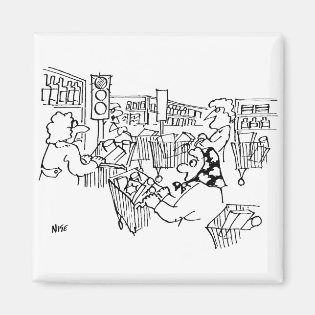 Trafikstyrningstrafik i Ljus på stormarknader Magnet (Framsidan)