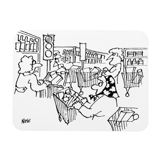 Trafikstyrningstrafik i Ljus på stormarknader Magnet (Horisontell)