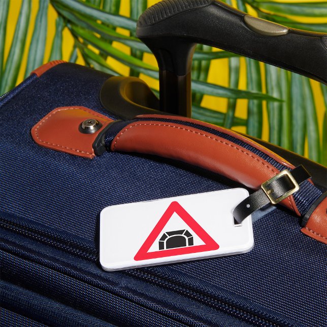 Trafiksymbol för tunnelvarning bagagebricka (Skapare uppladdad)