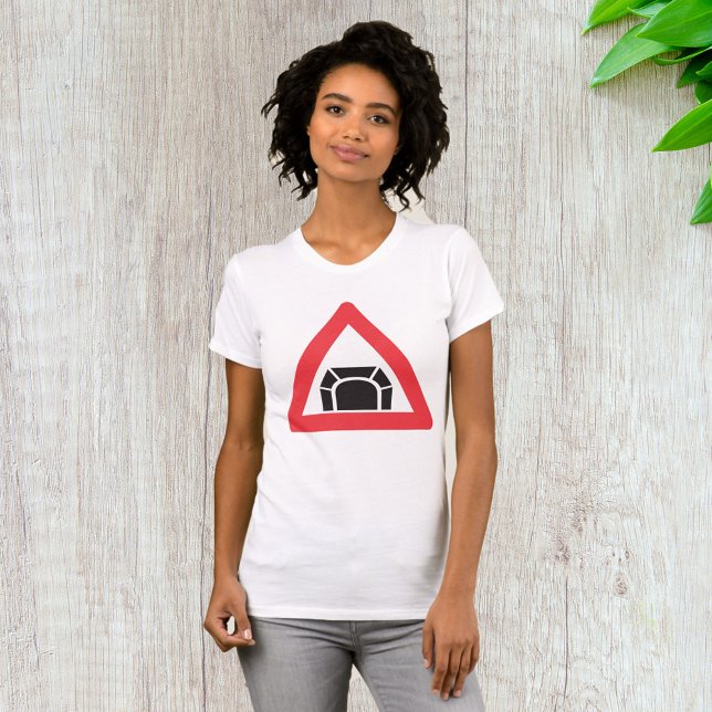 Trafiksymbol för tunnelvarning t shirt (Skapare uppladdad)
