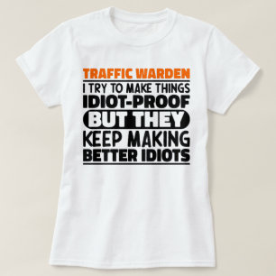 Trafikvarning jag försöker göra Sak Roliga meninga T Shirt