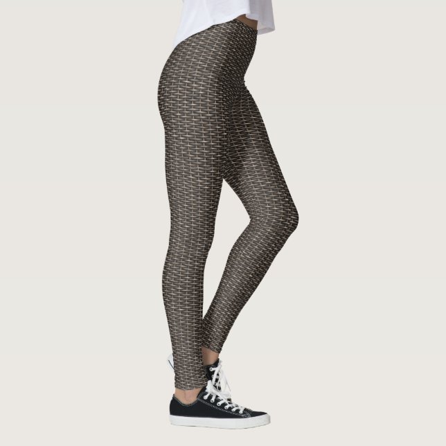 Träfläta 1-2 Bildalternativ Leggings (Höger)